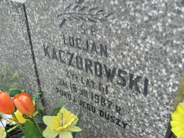 Lucjan Kaczorowski 1926 Pułtusk św. Mateusza - Grobonet - Wyszukiwarka osób pochowanych