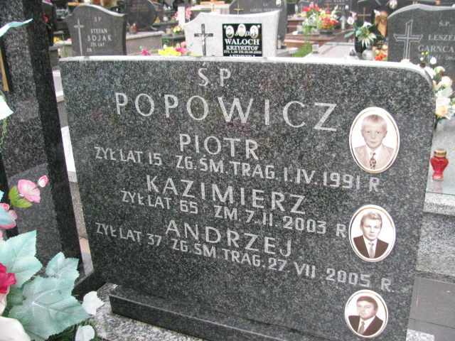Andrzej Popowicz 1967 Pułtusk św. Mateusza - Grobonet - Wyszukiwarka osób pochowanych