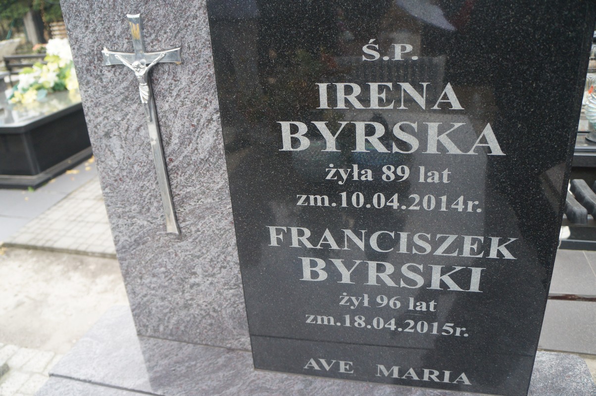 Irena Byrska 1925 Pułtusk św. Mateusza - Grobonet - Wyszukiwarka osób pochowanych
