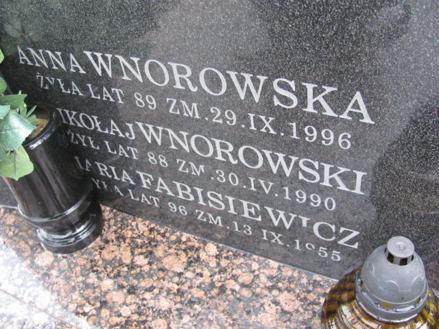 Anna Wnorowska 1907 Pułtusk św. Mateusza - Grobonet - Wyszukiwarka osób pochowanych