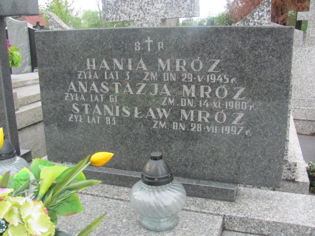 Anastazja Mróz 1919 Pułtusk św. Mateusza - Grobonet - Wyszukiwarka osób pochowanych