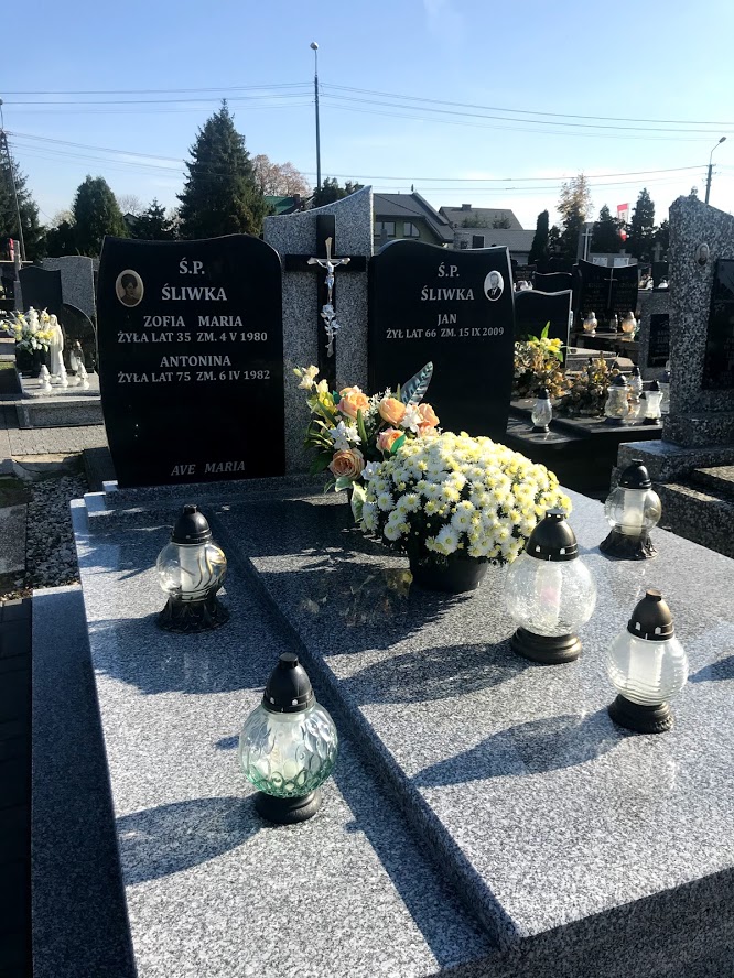 Zofia Maria Śliwka 1945 Pułtusk św. Mateusza - Grobonet - Wyszukiwarka osób pochowanych