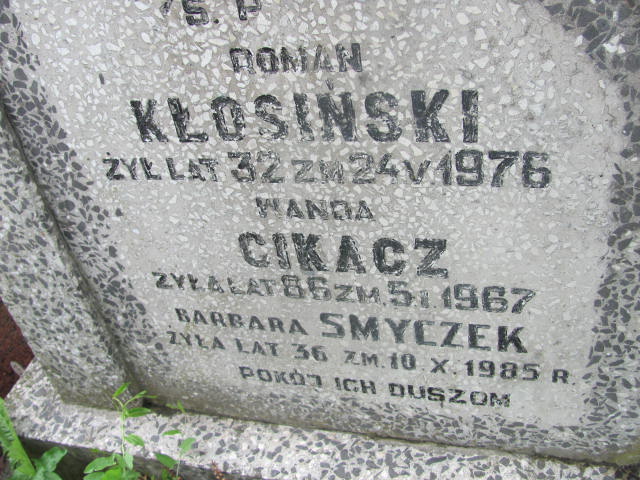 Wanda Cikacz 1883 Pułtusk św. Mateusza - Grobonet - Wyszukiwarka osób pochowanych