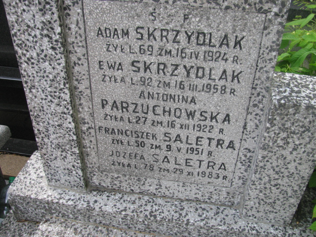 Antonina Parzuchowska Pułtusk św. Mateusza - Grobonet - Wyszukiwarka osób pochowanych