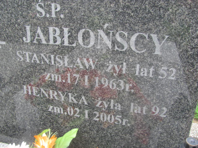 Stanisław Jabłoński 1910 Pułtusk św. Mateusza - Grobonet - Wyszukiwarka osób pochowanych