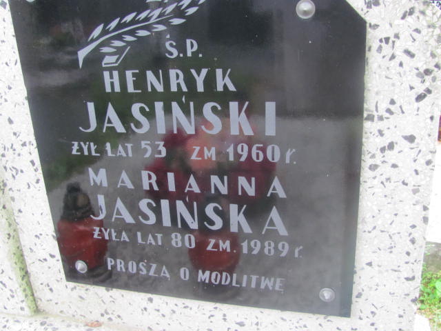 Marianna Jasińska 1909 Pułtusk św. Mateusza - Grobonet - Wyszukiwarka osób pochowanych