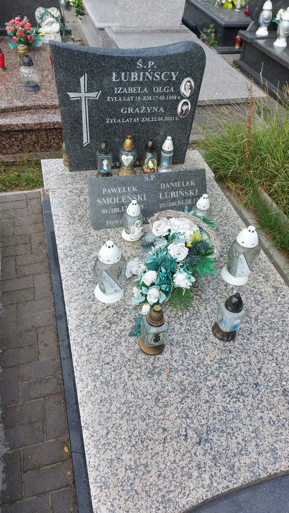 Izabela Olga Łubińska 1980 Pułtusk św. Mateusza - Grobonet - Wyszukiwarka osób pochowanych