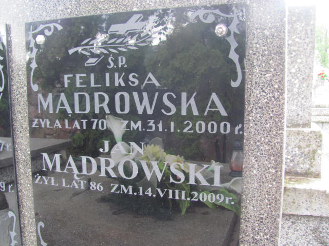 Emilia Mądrowska 1928 Pułtusk św. Mateusza - Grobonet - Wyszukiwarka osób pochowanych
