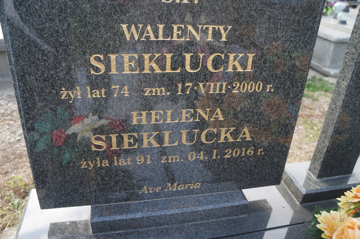 Walenty Sieklucki Pułtusk św. Mateusza - Grobonet - Wyszukiwarka osób pochowanych