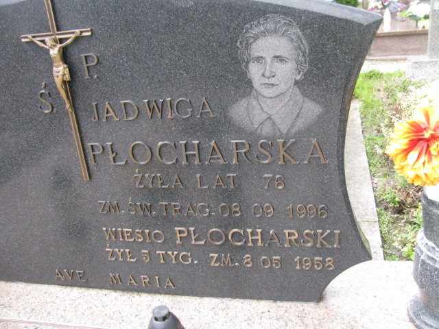 Grób Jadwiga Płocharska