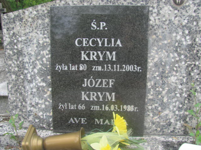 Cecylia Krym 1923 Pułtusk św. Mateusza - Grobonet - Wyszukiwarka osób pochowanych