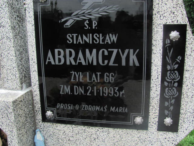 Stanisław Abramczyk 1927 Pułtusk św. Mateusza - Grobonet - Wyszukiwarka osób pochowanych