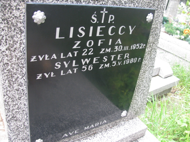 Maciej Lisiecki 1948 Pułtusk św. Mateusza - Grobonet - Wyszukiwarka osób pochowanych