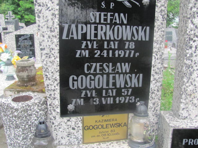 Aniela Zapierkowska 1900 Pułtusk św. Mateusza - Grobonet - Wyszukiwarka osób pochowanych
