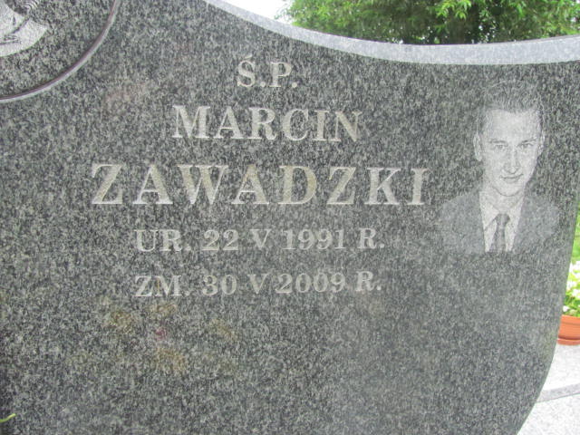Marcin Zawadzki 1991 Pułtusk św. Mateusza - Grobonet - Wyszukiwarka osób pochowanych