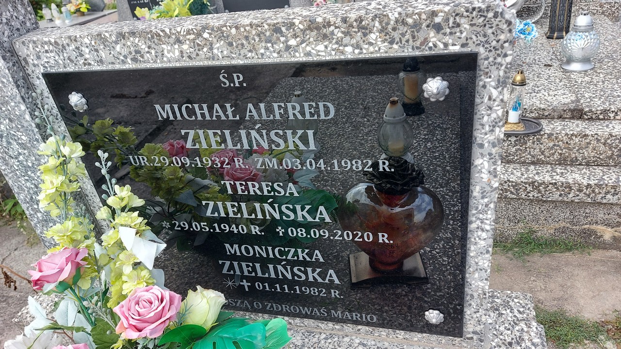 Grób Teresa Zielińska